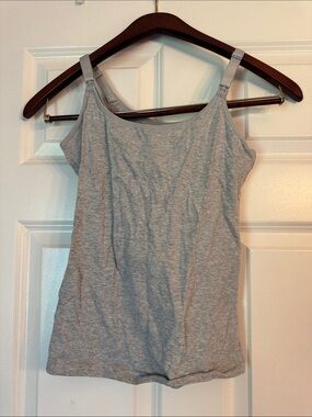 Lamaze Light Gray Breastfeeding Tanktop